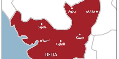 Delta nigeeria kaart