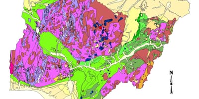 Kaart geoloogilise nigeeria